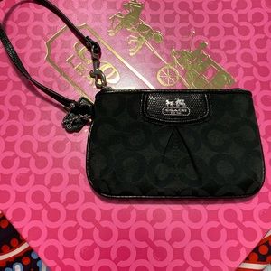 Authentic Coach small wrist purse